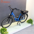 Shanghai 36V 300W 12.8Ah Women ride blue green city bike electric bicycle